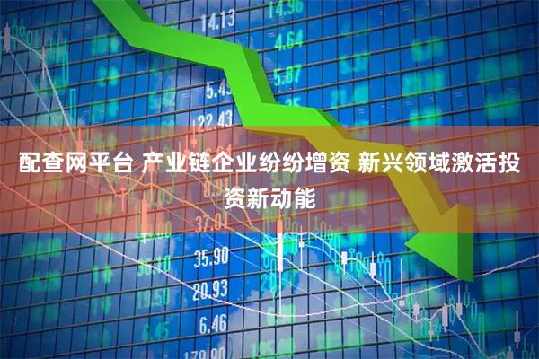 配查网平台 产业链企业纷纷增资 新兴领域激活投资新动能